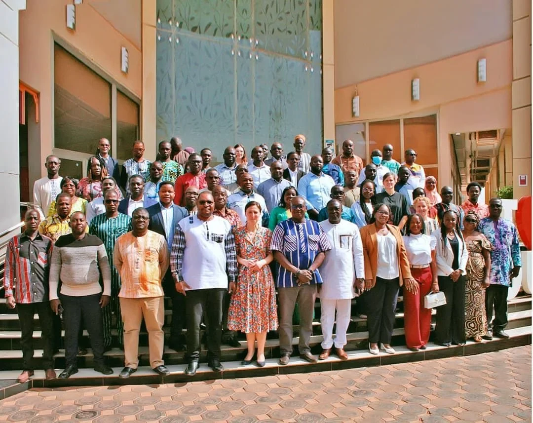 ZEF HEALTH researchers and colleagues at workshop venue in Burkina Faso