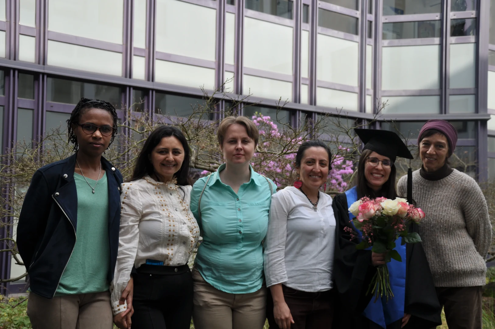 Mayra after her defense