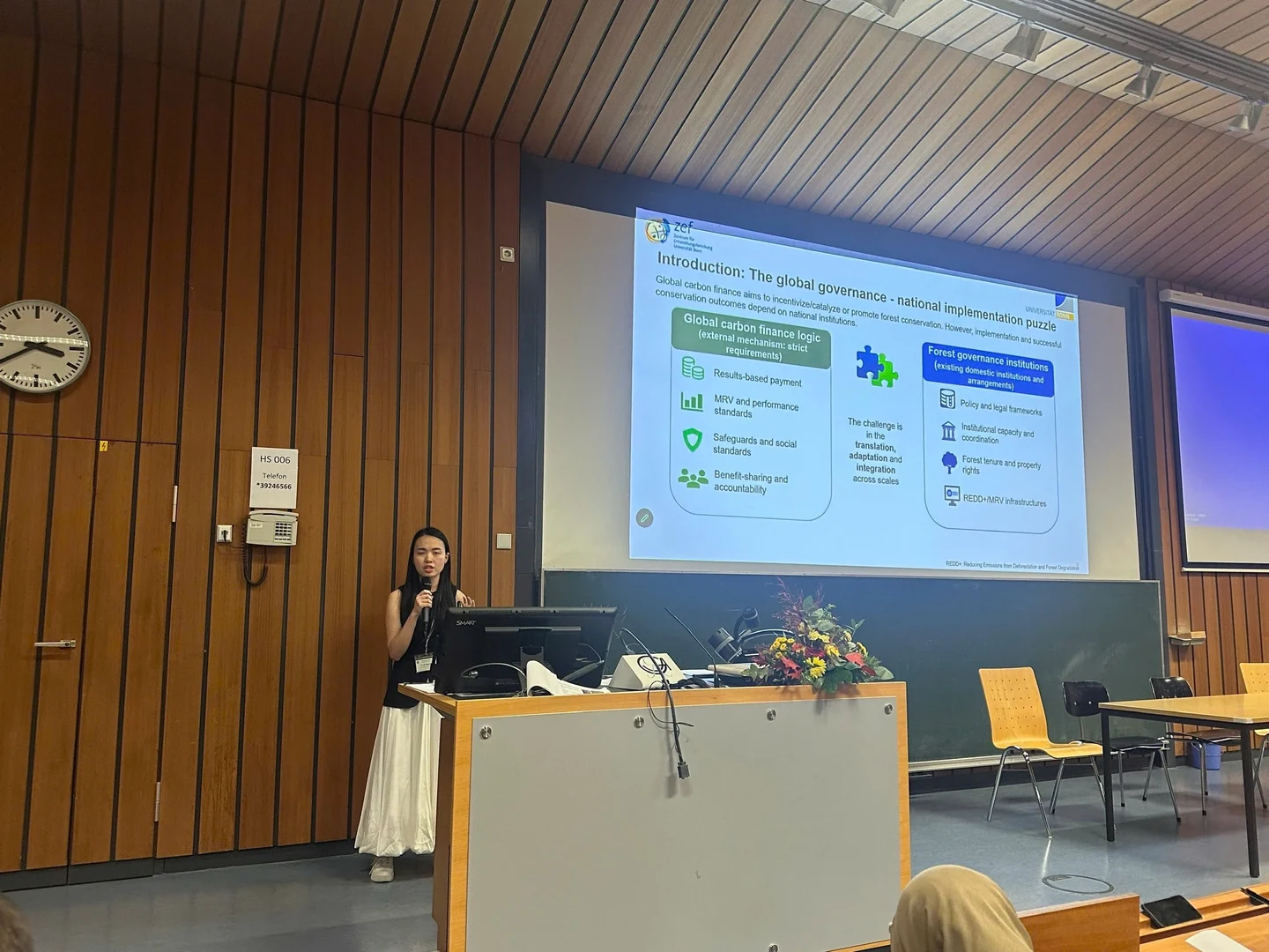 Ha-My Ngyuen presenting her research at Tropentag 2026