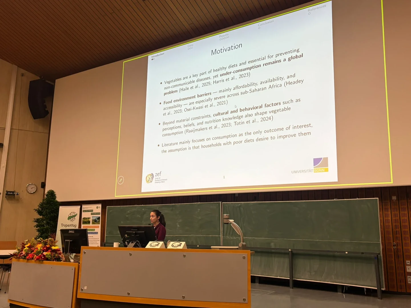Elisa Langella presenting at Tropentag 2026