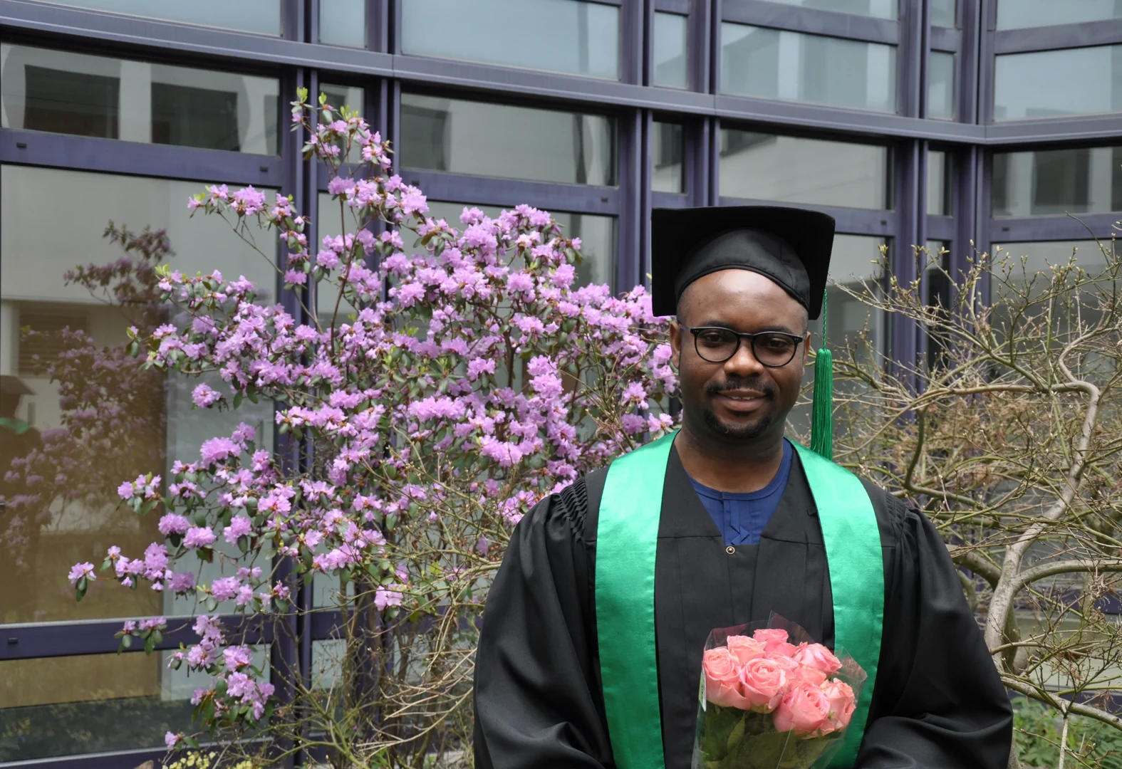 Christopher Okolo after graduation