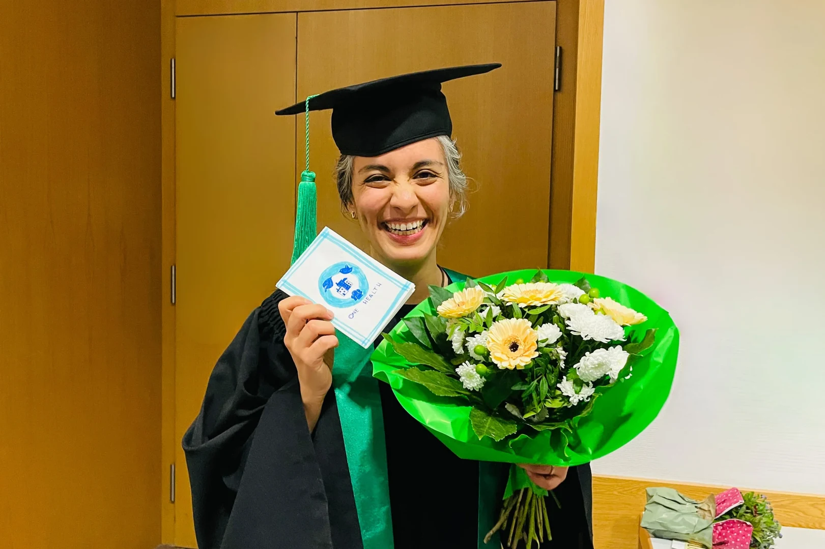 Ana Maria Perez after her graduation