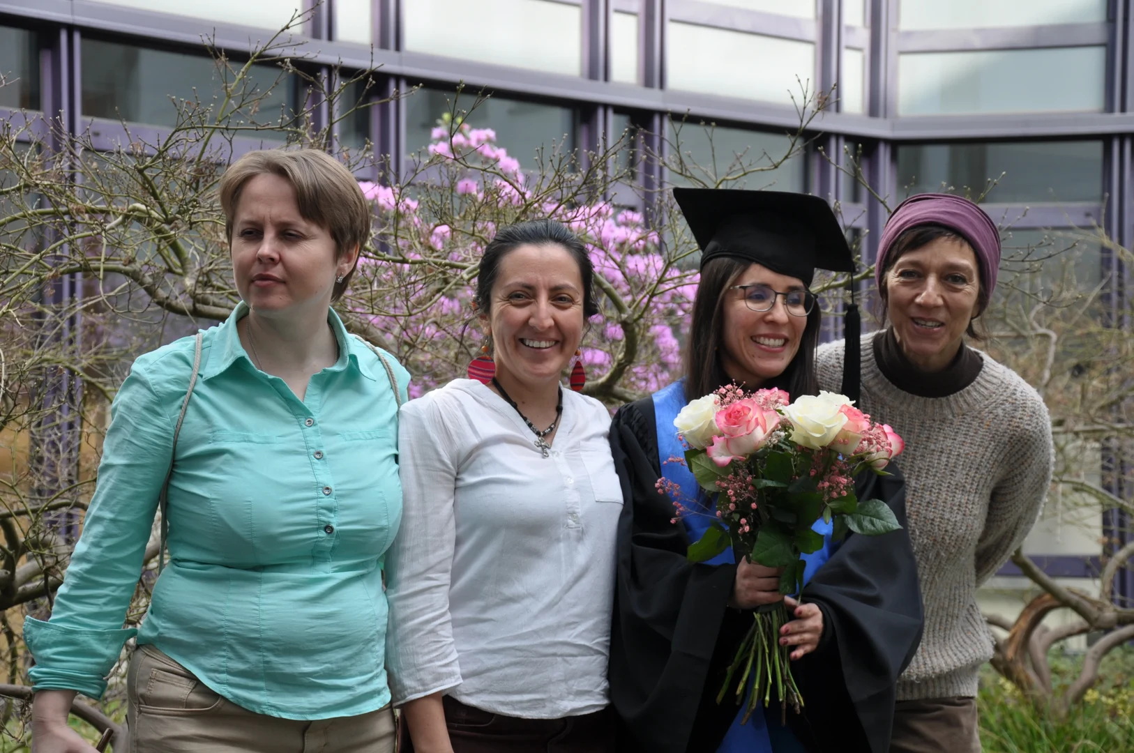 Mayra after her defense