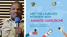 RLC Interview with Jumanta Gakelebone, First People of the Kalahari, Botswana