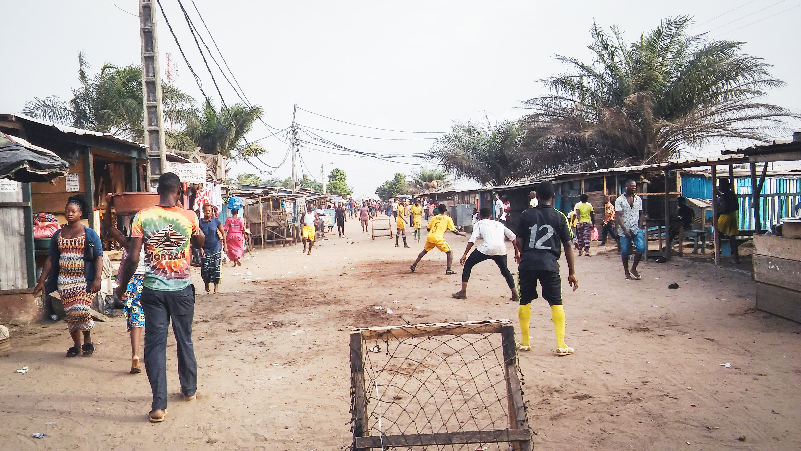 Soccer in Adjahui, Abidjan