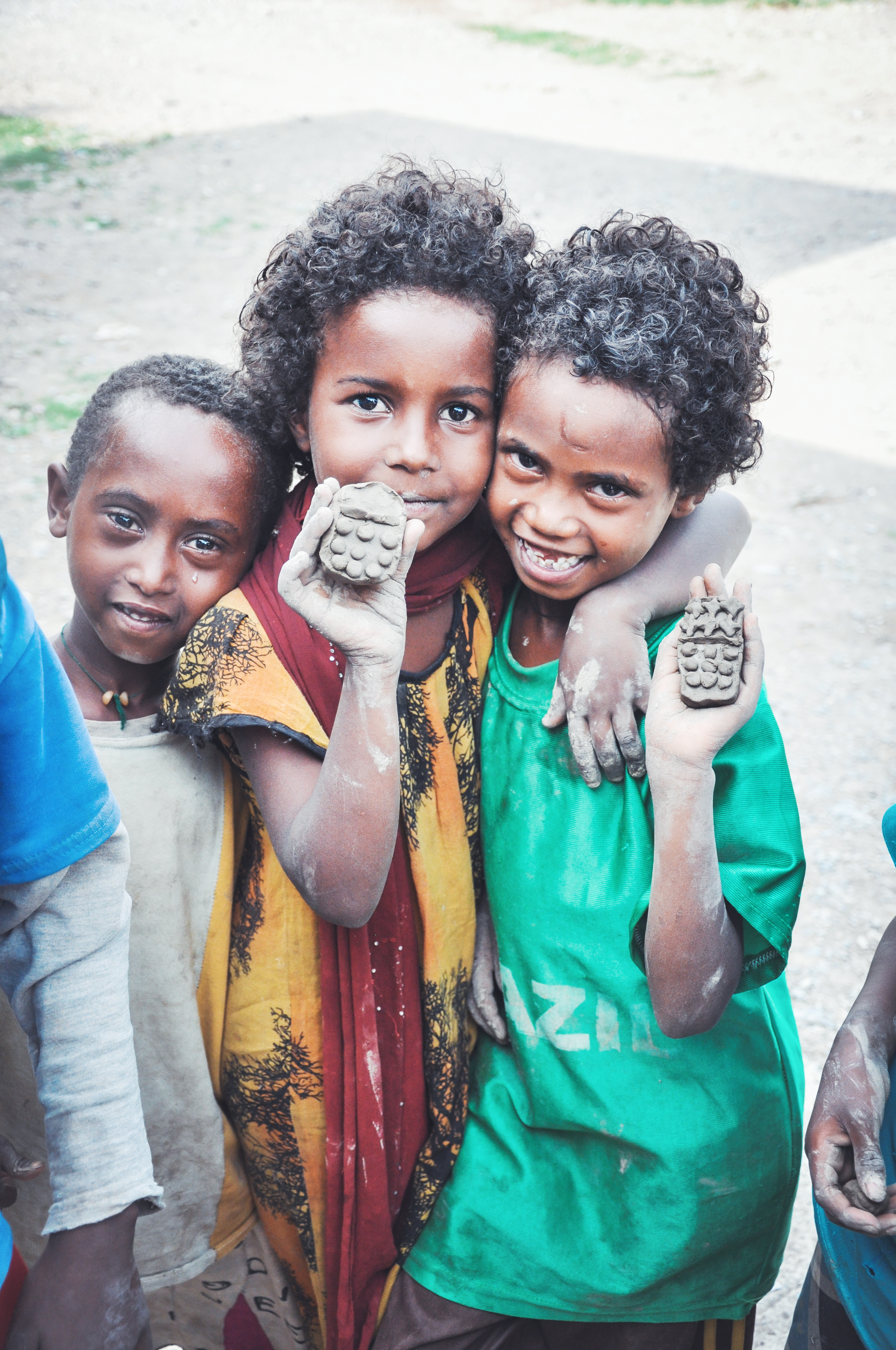 Smiling Children in Ethiopia
