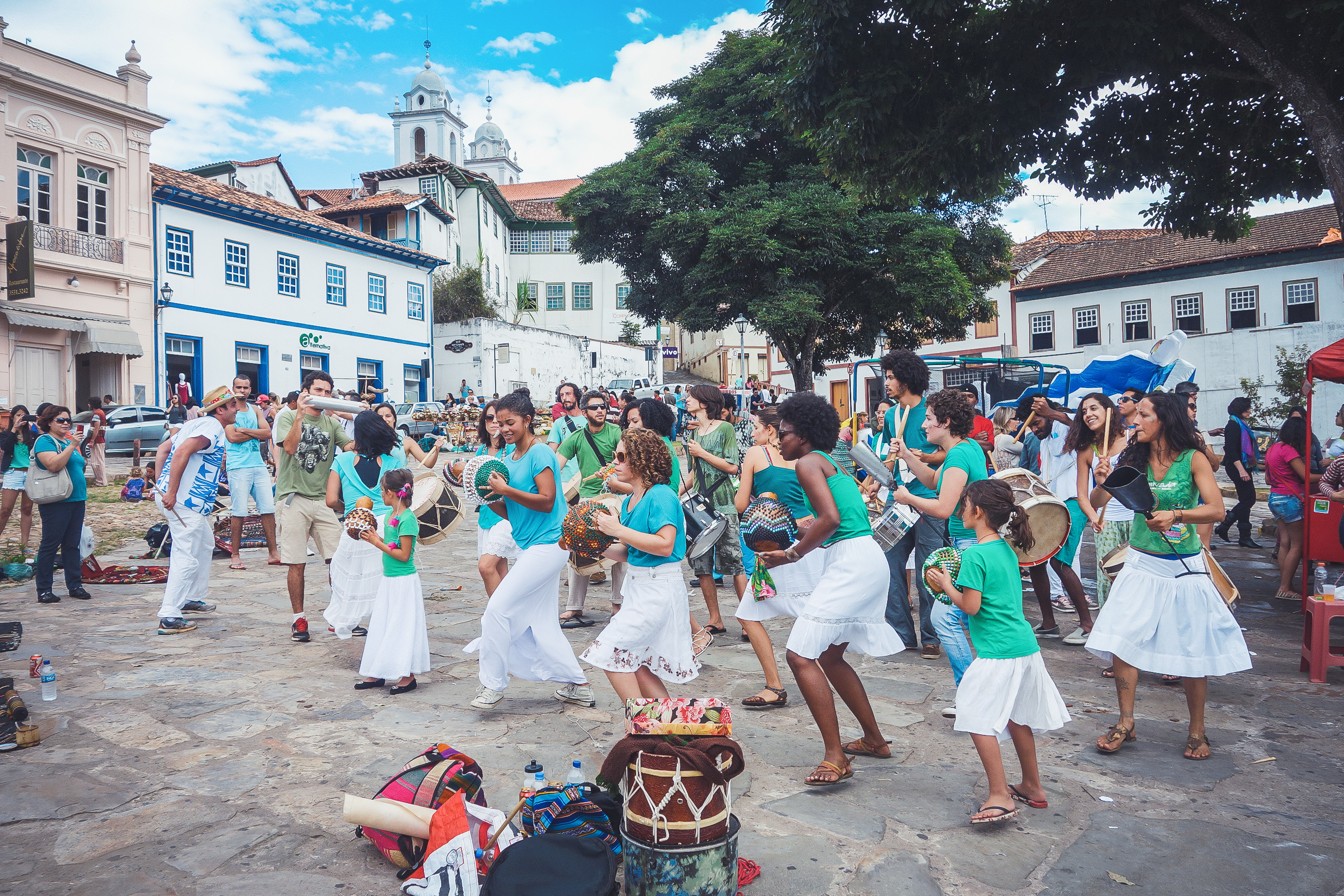 Folk Festival in Maracatu Brazil