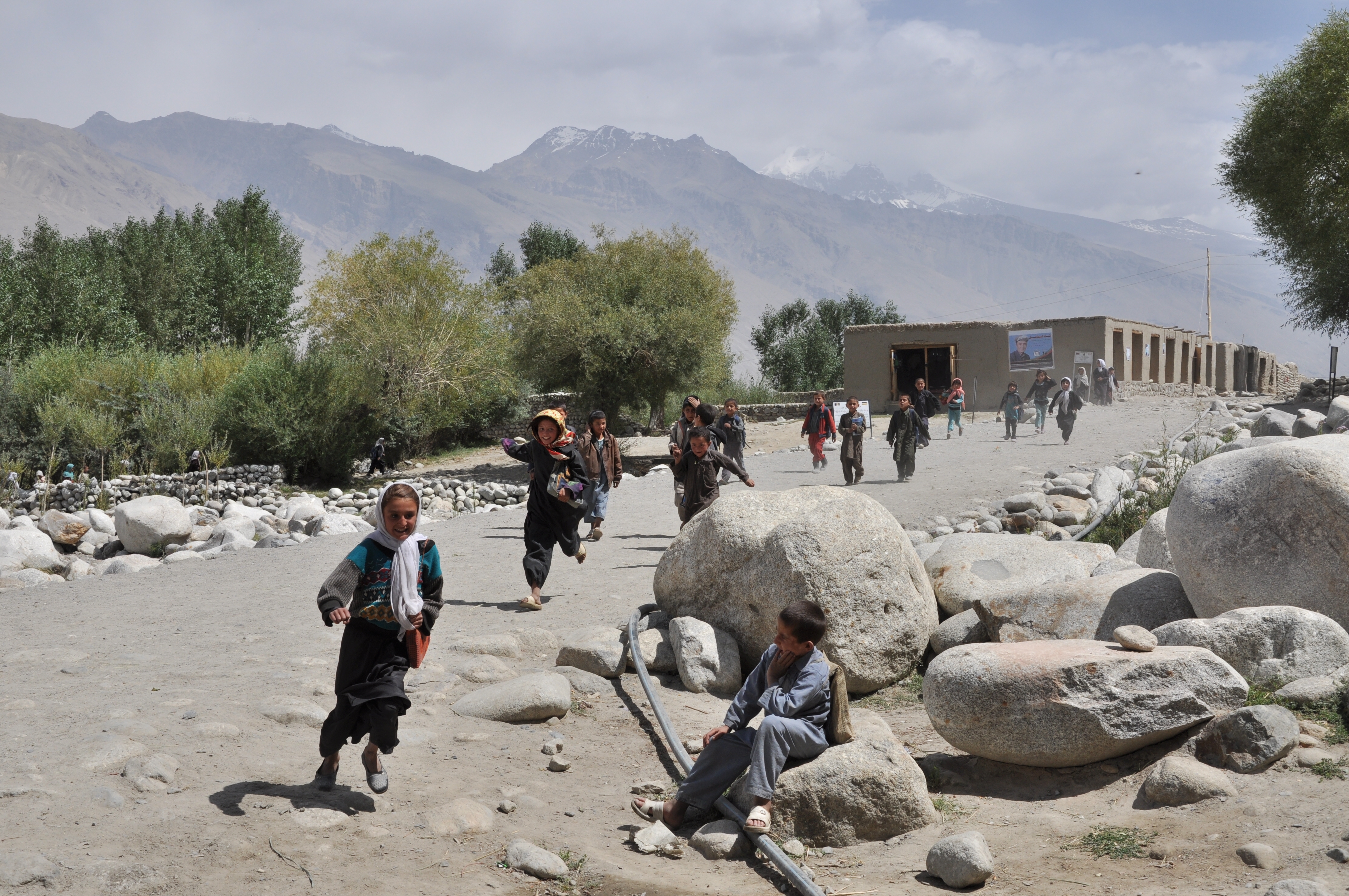 School girls in the Wakhan Corridor, Afghanistan.