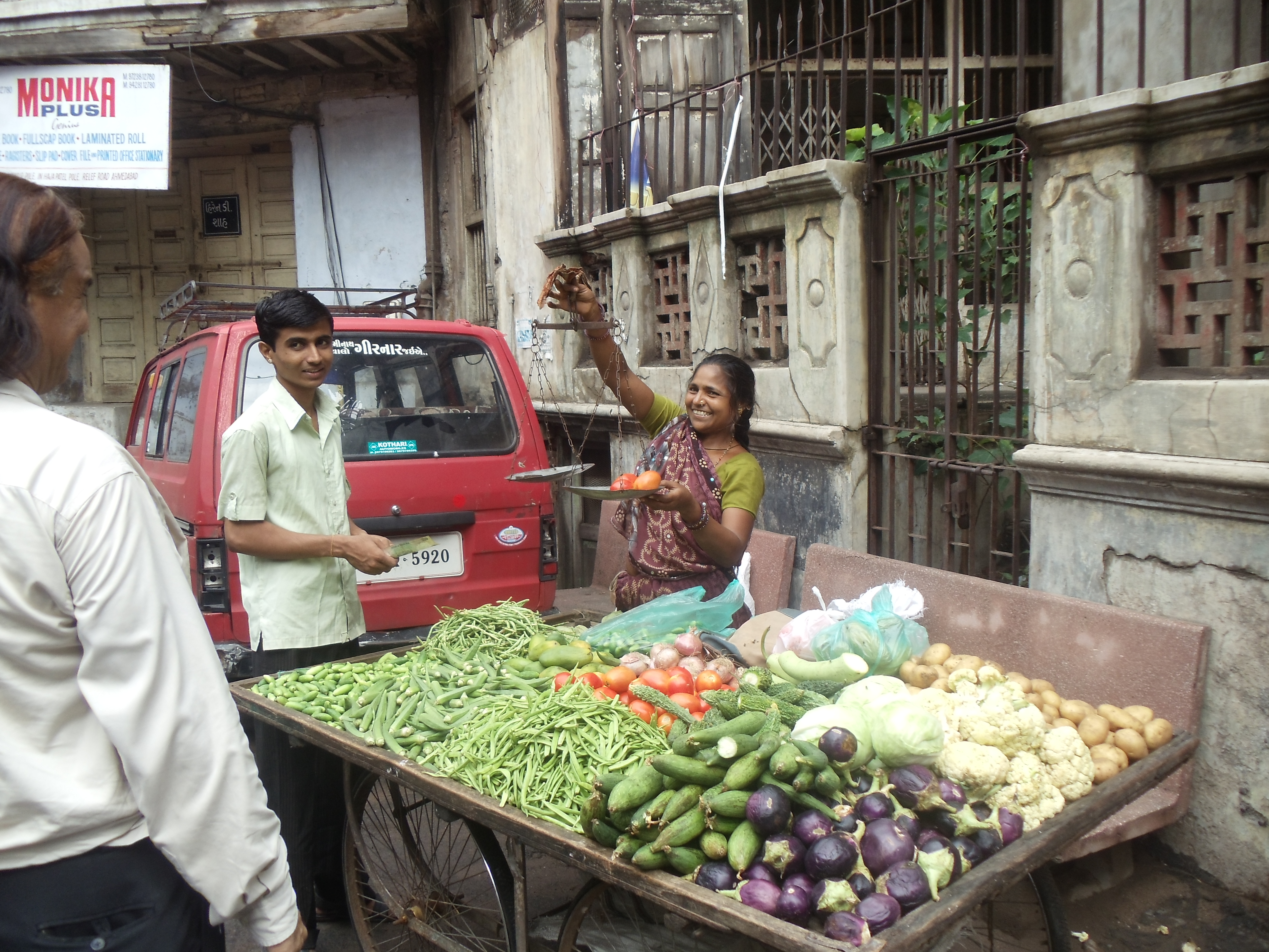 Fresh vegetables in India